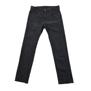 Levi's 502 Jeans Men's 33x34 Gray Medium Wash Taper Leg Stretch Comfort Classic